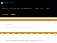 Tablet Screenshot of dgs-basketball.de